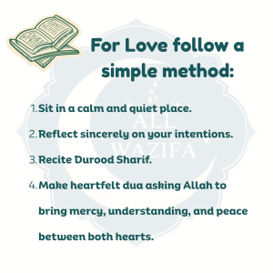 Powerful Wazifa for Love and Attraction