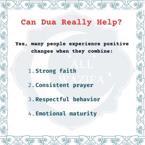 Strong faith Consistent prayer Respectful behavior Emotional maturity