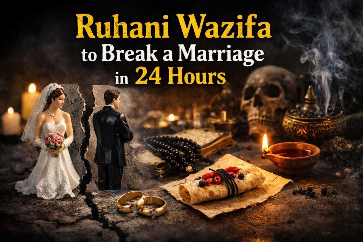 Ruhani Wazifa to Break Someone Marriage in 24 Hours.