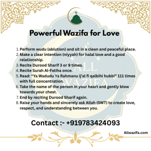 Best Wazifa for Love in Someone’s Heart